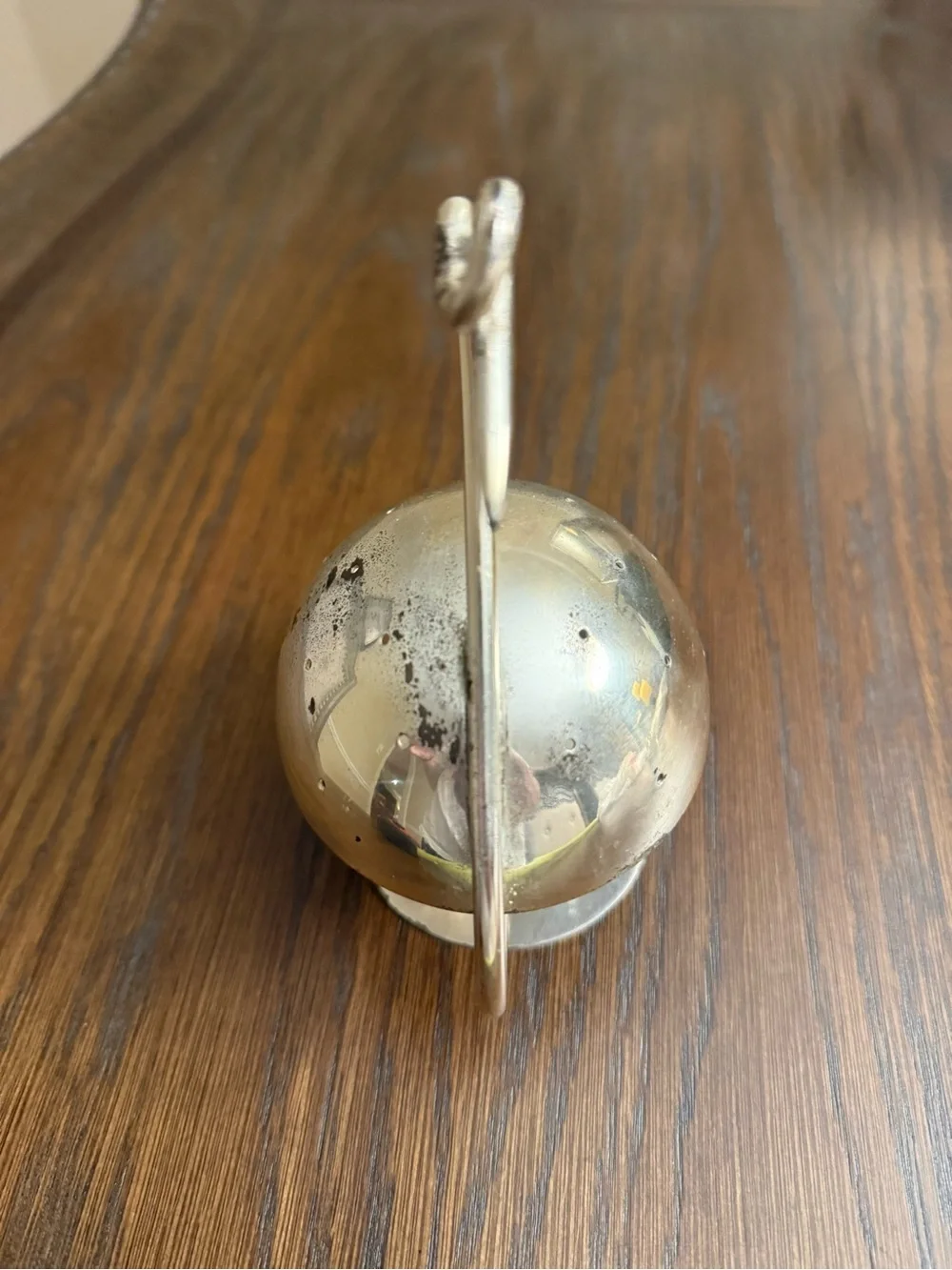 Vintage Art Deco Silver-Plated Swan Cocktail Pick Holder by Napier Company.